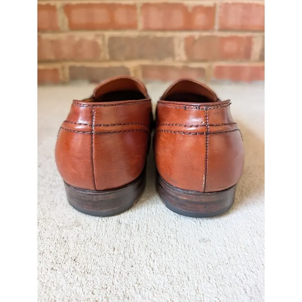 Alden Brown 685 Full Strap Slip On Loafer Leather Dress Shoes Size 11.5 D Mens